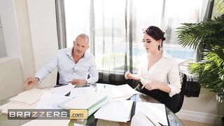 BRAZZERS - Mandy Muse Invites Coworker Scott Nails To Work On A Project But They Get Fucked Instead