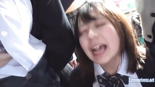 Twelve Schoolgirls Fuck Commuter On Bus Deep Throat And Ride In Public Outrageous Action New For May