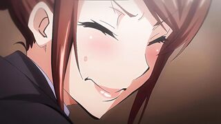 SECRETARY WIFE CHEATS WITH HUSBAND'S BOSS | HENTAI NTR