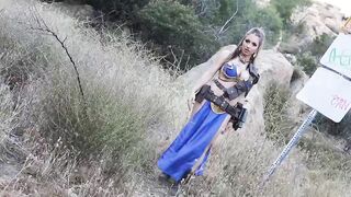 Liz Katz Sexy Slave Leia Cosplay Video Leaked