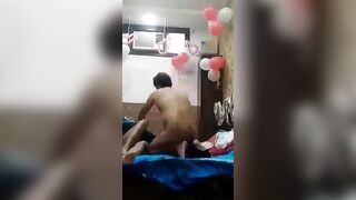 Desi wife destroy by his friend