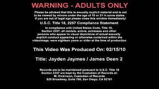 Jayden Jaymes Fucking In The Bedroom With Her Tattoos - James Deen