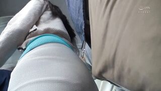 She was so hungry for sex that she pushed my cock into her wet pussy while in the bus. -2