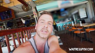 Waitress POV - Allie Addison - Cheater, cheater, dick-e