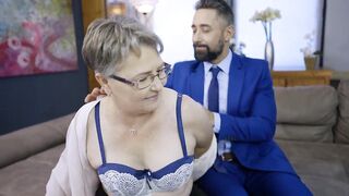 gigolo fucks sexually unsatisfied granny